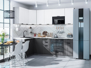 Евро Лайн-05 2140*1400/2400*600 Белый/Антрацит