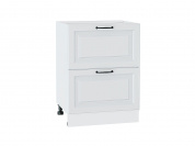 Шкаф нижний с 2-мя ящиками Ницца 816*600*478 Blanco / Белый
