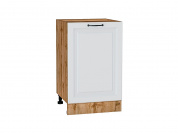 Шкаф нижний с 1-ой дверцей Ницца 816*500*478 Blanco / Дуб Вотан
