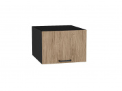 Шкаф верхний горизонтальный глубокий Флэт 358*500*574 Natural Casella Oak 2S / Graphite