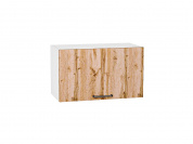 Шкаф верхний горизонтальный Флэт 358*600*318 Wotan Oak 2S / Белый