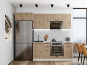Флэт-01 2140*2600*600 Natural Casella Oak 2S