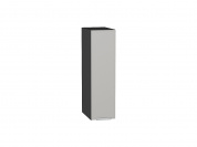 Шкаф верхний бутылочница Фьюжн 716*200*320 Silky Light Grey / Graphite