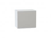 Шкаф верхний горизонтальный Фьюжн 458*500*318 Silky Light Grey / Белый