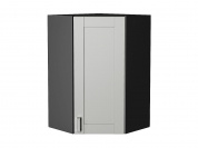 Шкаф верхний угловой Лофт 920*600*600 Grey Silk / Graphite