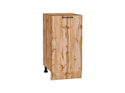 Шкаф нижний с 1-ой дверцей Флэт 816*400*478 Wotan Oak 2S / Дуб Вотан