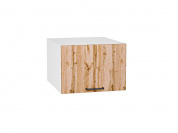 Шкаф верхний горизонтальный глубокий Флэт 358*500*574 Wotan Oak 2S / Белый