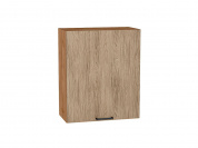 Шкаф верхний с 1-ой дверцей Флэт 716*600*318 Natural Casella Oak 2S / Дуб Вотан