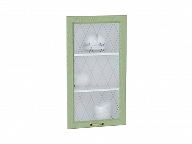 Комплект фасадов Ницца со стеклом для каркаса Ф-35Н В509 916*496*16 Дуб оливковый