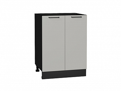 Шкаф нижний с 2-мя дверцами Флэт 816*600*478 Light Grey In 2S / Graphite