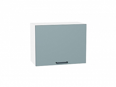 Шкаф верхний горизонтальный Флэт 458*600*318 Grey-green In 2S / Белый