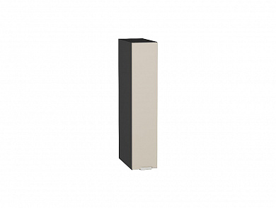 Шкаф верхний бутылочница Фьюжн 716*150*320 Cream Silk / Graphite