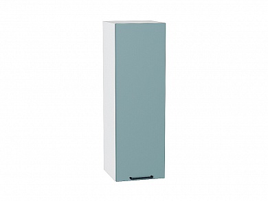 Шкаф верхний с 1-ой дверцей Флэт 920*300*318 Grey-green In 2S / Белый