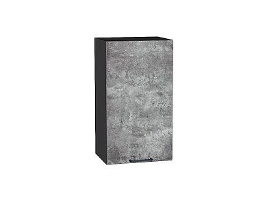 Шкаф верхний с 1-ой дверцей Флэт 716*400*318 Temple Stone 2S / Graphite