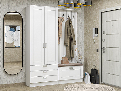 Стиль-03 2110*1600*380 White Silk