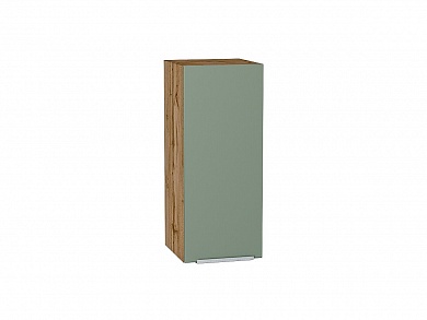 Шкаф верхний с 1-ой дверцей Фьюжн 716*300*320 Silky Mint / Дуб Вотан