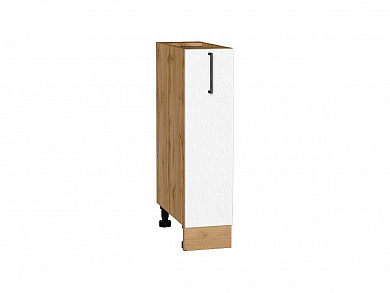 Шкаф нижний с 1-ой дверцей Сканди 816*200*480 White Silkwood / Дуб Вотан