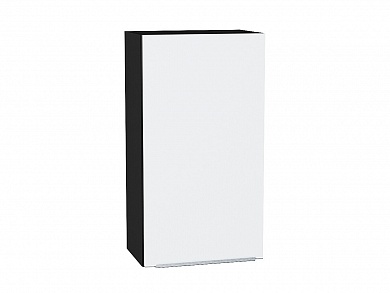 Шкаф верхний с 1-ой дверцей Фьюжн 920*500*320 Silky White / Graphite
