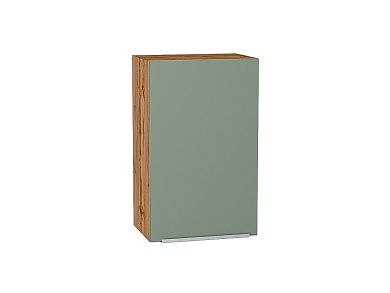 Шкаф верхний с 1-ой дверцей Фьюжн 716*450*320 Silky Mint / Дуб Вотан