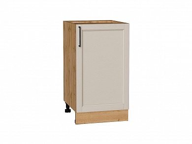 Шкаф нижний с 1-ой дверцей Сканди 816*450*480 Cream Silkwood / Дуб Вотан