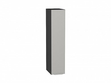 Шкаф верхний бутылочница Фьюжн 920*200*320 Silky Light Grey / Graphite