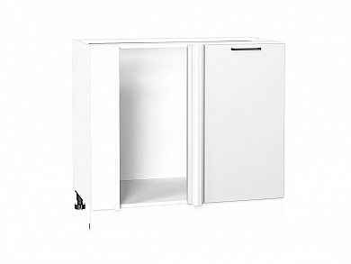 Шкаф нижний угловой Флэт 816*890*478 White In 2S / Белый