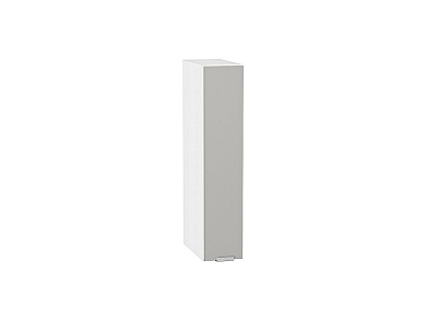 Шкаф верхний бутылочница Фьюжн 716*150*320 Silky Light Grey / Белый