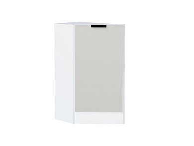 Шкаф нижний торцевой Евро 816*296*552 Агат / Белый
