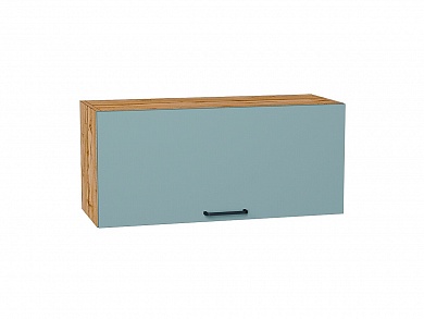 Шкаф верхний горизонтальный Флэт 358*800*318 Grey-green In 2S / Дуб Вотан