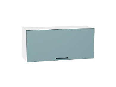 Шкаф верхний горизонтальный Флэт 358*800*318 Grey-green In 2S / Белый