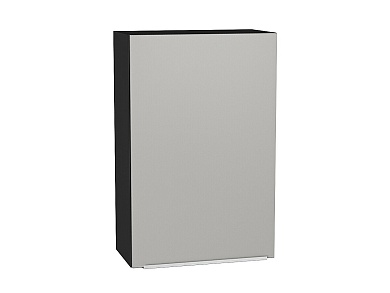 Шкаф верхний с 1-ой дверцей Фьюжн 920*600*320 Silky Light Grey / Graphite