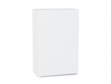 Шкаф верхний с 1-ой дверцей Фьюжн 920*600*320 Silky White / Белый