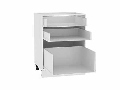 Каркас нижнего шкафа с 3-мя ящиками Н 603 816*600*462 Белый