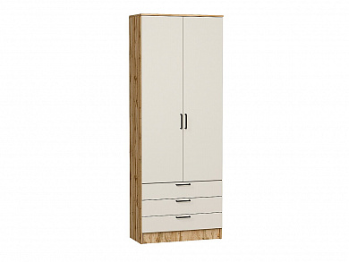 Шкаф двухстворчатый Стиль ШК-803 с ящиками 2110*800*376 Cashmere In 2S