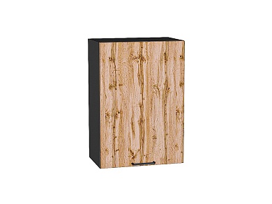 Шкаф верхний с 1-ой дверцей Флэт 716*500*318 Wotan Oak 2S / Graphite