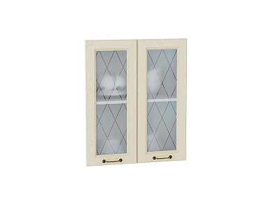 Комплект фасадов Ницца со стеклом для каркаса Ф-45 В600 712*596*16 Дуб крем