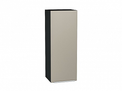 Шкаф верхний с 1-ой дверцей Фьюжн 920*350*320 Silky Grey / Graphite