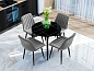 Стол Uni-Form-R.2B 800*800*750 SBlack/Black Matt Laurent