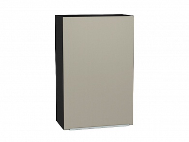 Шкаф верхний с 1-ой дверцей Фьюжн 920*600*320 Silky Grey / Graphite