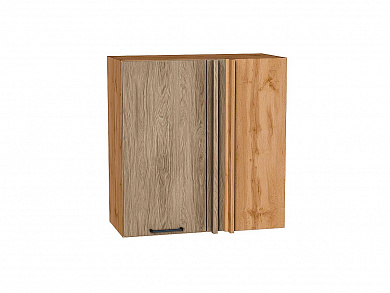 Шкаф верхний прямой угловой Флэт 716*700*345 Natural Casella Oak 2S / Дуб Вотан