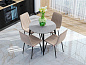 Стол Uni-Form-R.2B 800*800*750 SBlack/Grey Matt Cliff