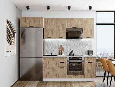 Флэт-01 2140*2600*600 Natural Casella Oak 2S