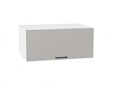 Шкаф верхний горизонтальный глубокий Флэт 358*800*574 Light Grey In 2S / Белый