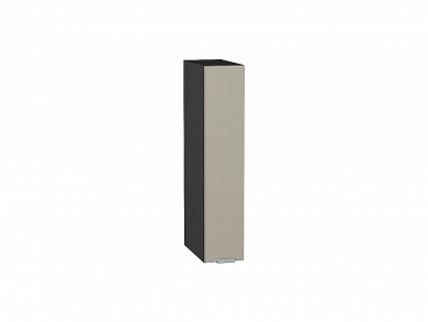 Шкаф верхний бутылочница Фьюжн 716*150*320 Silky Grey / Graphite