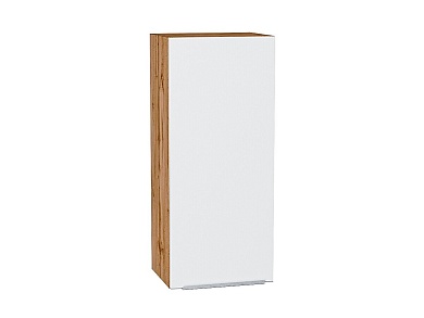 Шкаф верхний с 1-ой дверцей Фьюжн 920*400*320 Silky White / Дуб Вотан