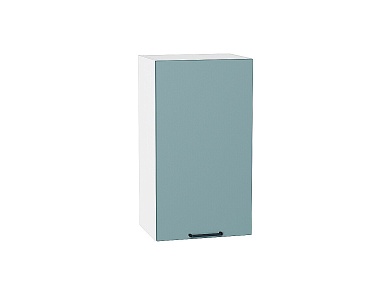 Шкаф верхний с 1-ой дверцей Флэт 716*400*318 Grey-green In 2S / Белый