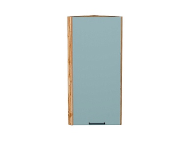 Шкаф верхний торцевой Флэт 920*300*306 Grey-green In 2S / Дуб Вотан