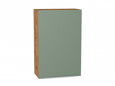 Шкаф верхний с 1-ой дверцей Фьюжн 920*600*320 Silky Mint / Дуб Вотан