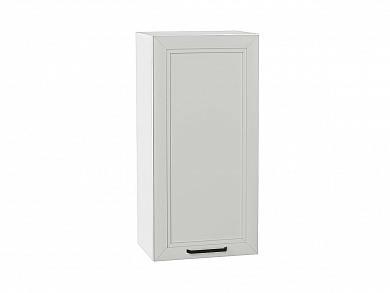 Шкаф верхний с 1-ой дверцей Нео 920*450*320 Grey Silk / Белый