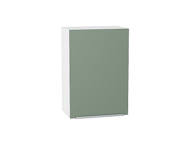 Шкаф верхний с 1-ой дверцей Фьюжн 716*500*320 Silky Mint / Белый